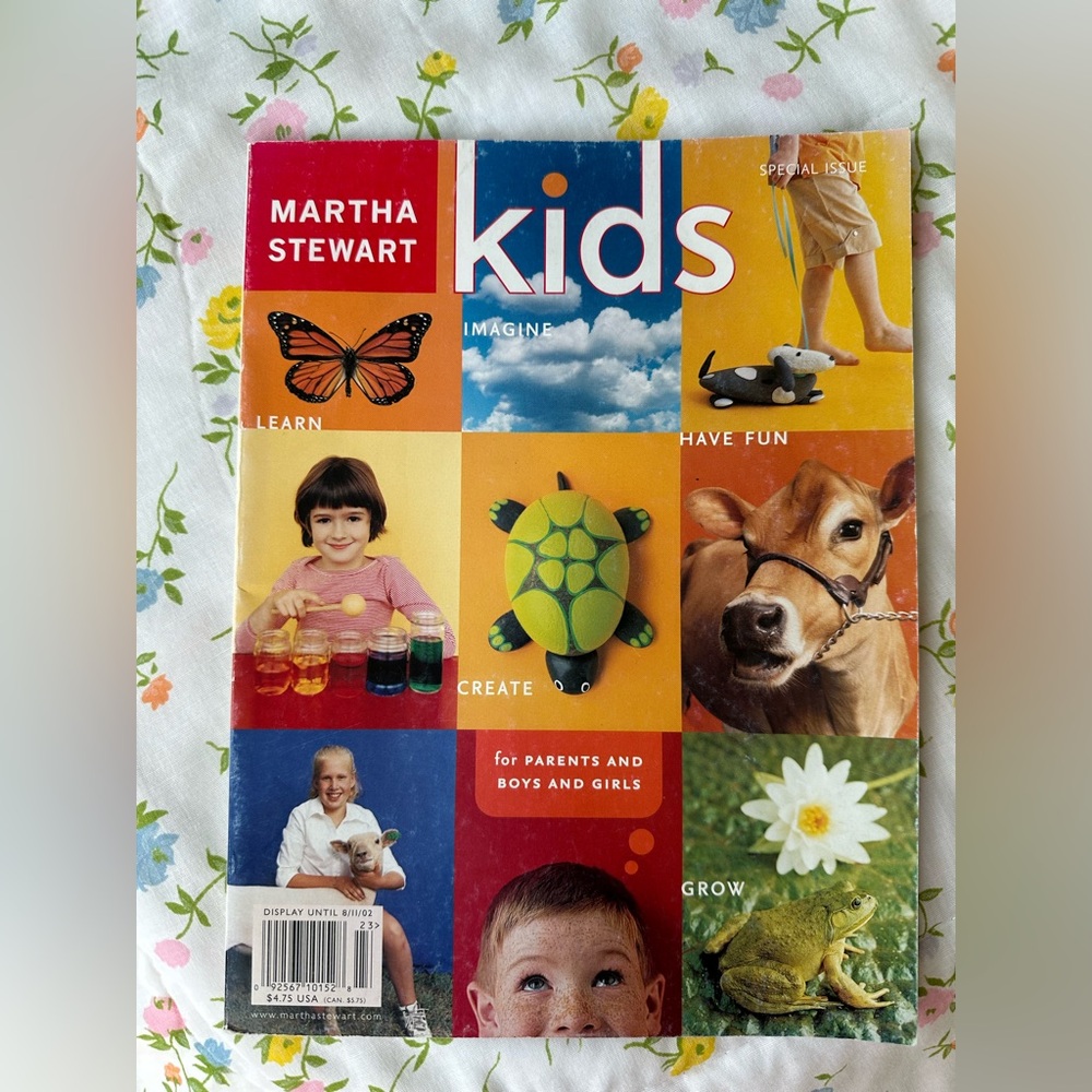 Vintage Martha Stewart’s Kids and parents magazine